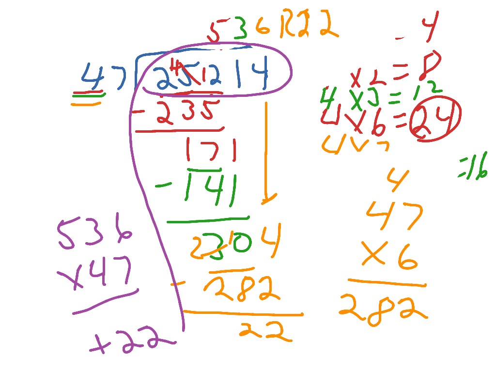 Long division #6 | ShowMe