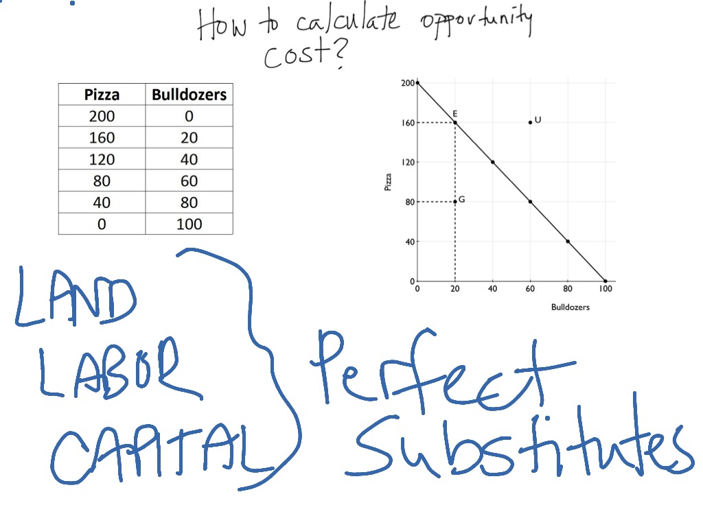opportunity cost formula