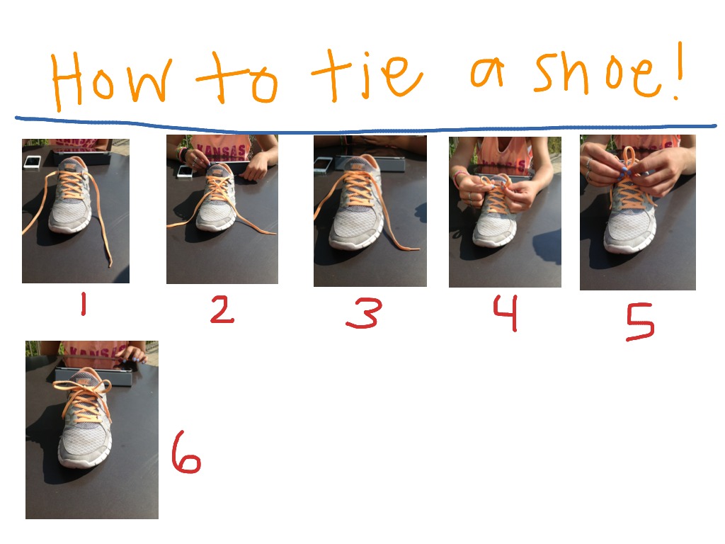 Shoe tying | english | ShowMe