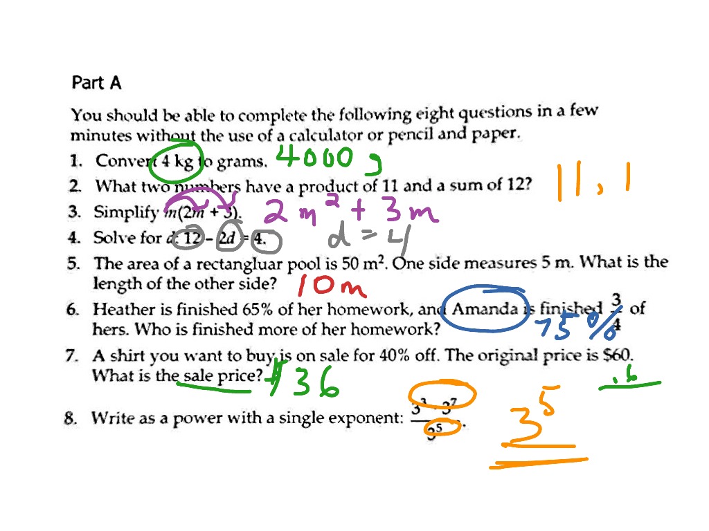 mental math 4.9 | Math, Mental Math | ShowMe