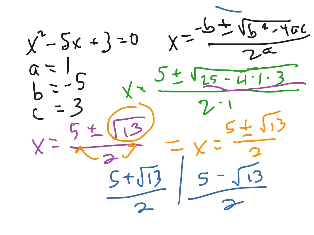 quadratic-formula-review-math-showme