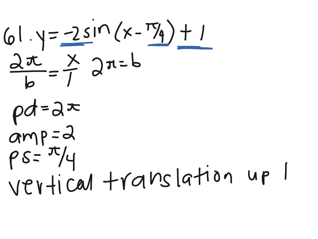 PreCalc B 4.4 #61 | Math | ShowMe