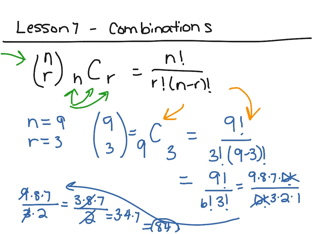 Unordered Combinations Math at Ann Janelle blog