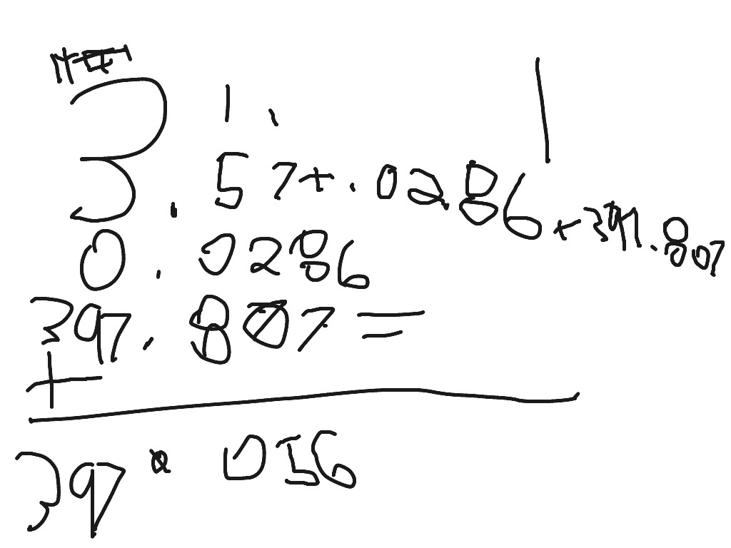 adding-and-subtracting-decimals-math-showme