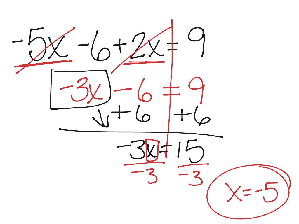 Solving Two Step Equations & Combine like terms  Math  ShowMe Regarding Combining Like Terms Worksheet Answers