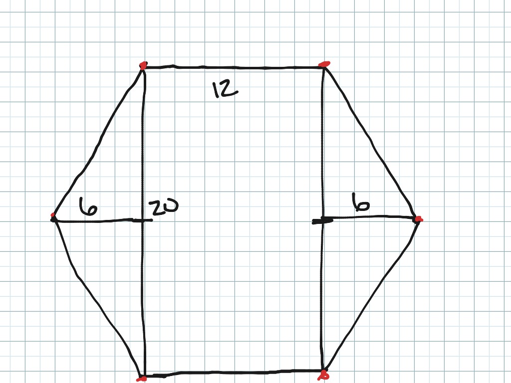 How to draw a regular hexagon on graph paper Math ShowMe