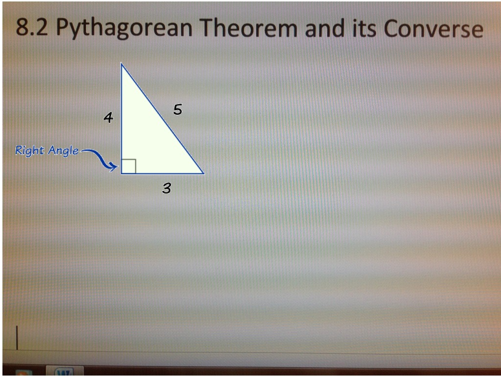 8.2 the pythagorean clearance theorem and its converse