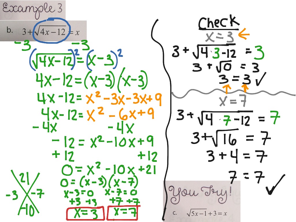 radical math problems