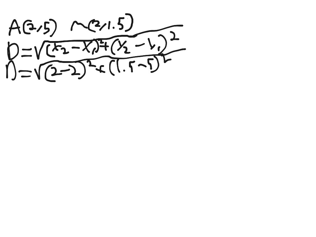 Midpt and distance formula project | Math, geometry, lines | ShowMe