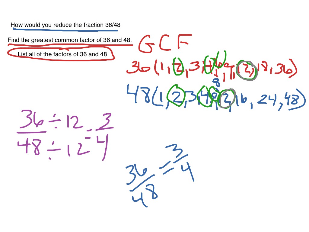 how-to-reduce-the-fraction-36-48-math-showme