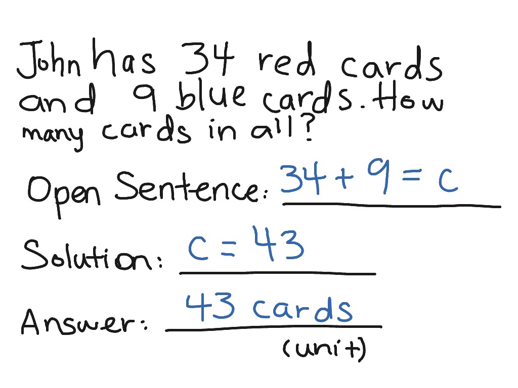 Open Sentence In Math