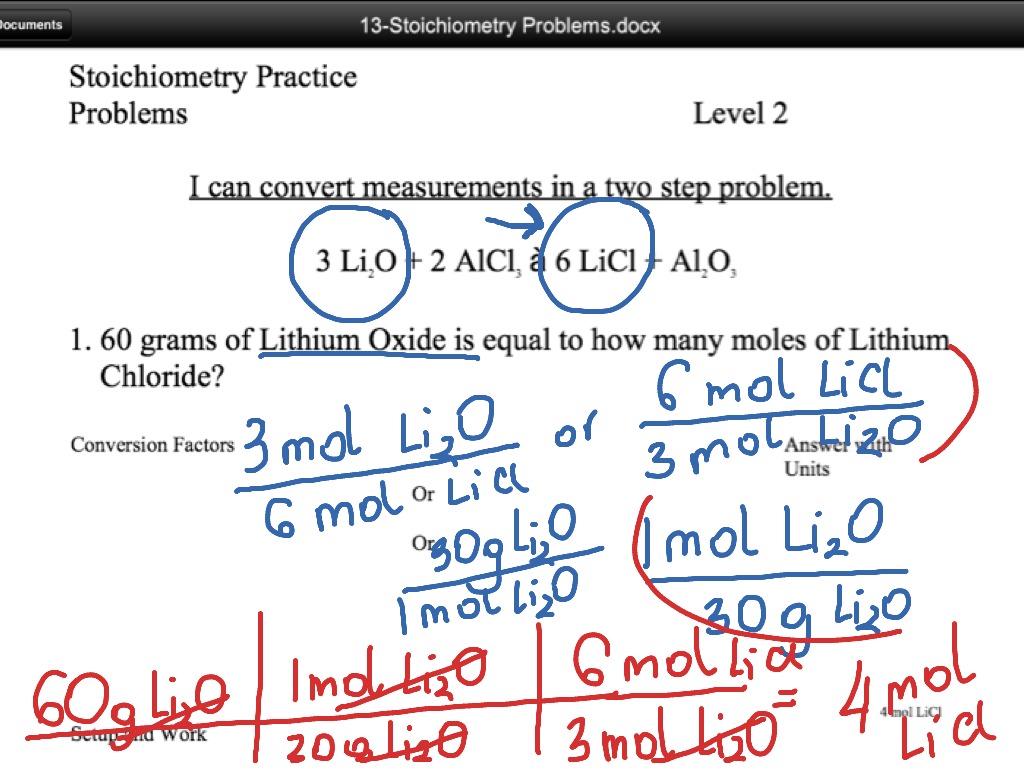 gram-to-gram-stoichiometry-worksheet