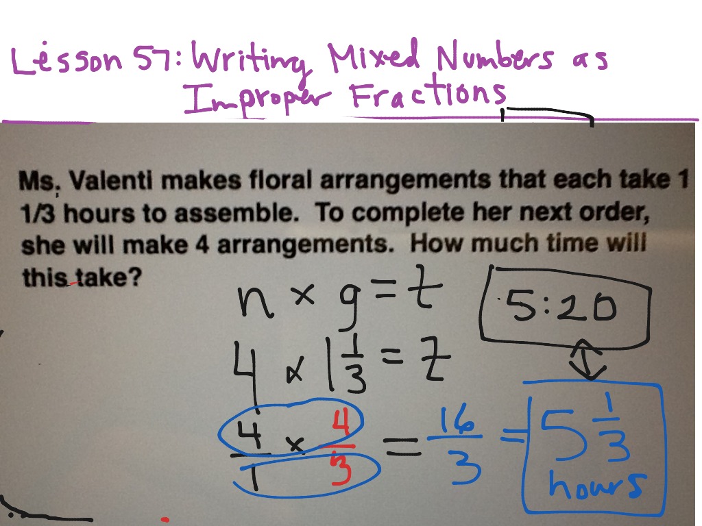 LESSON 57 Writing Mixed Numbers As Improper Fractions Math ShowMe how-to-simplify-the-fraction-9-6-and-as-a-mixed-fraction-youtube