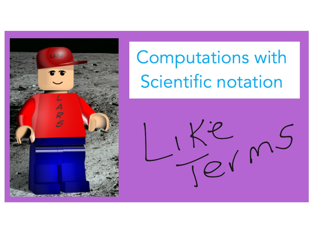 Computations with scientific notation math middle school math showme