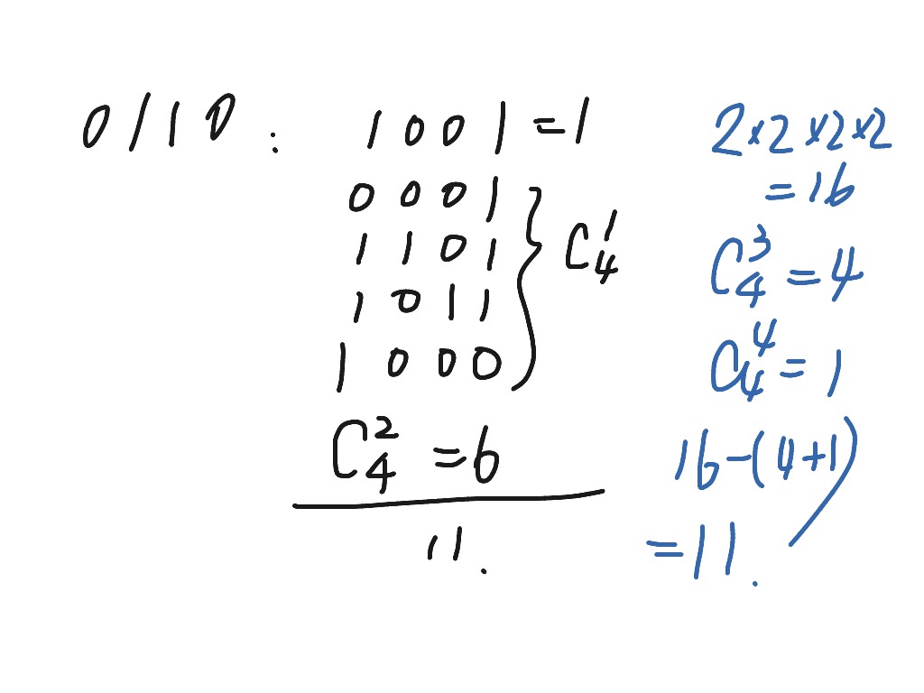 基础练习一18 | Math, probability, PnC | ShowMe