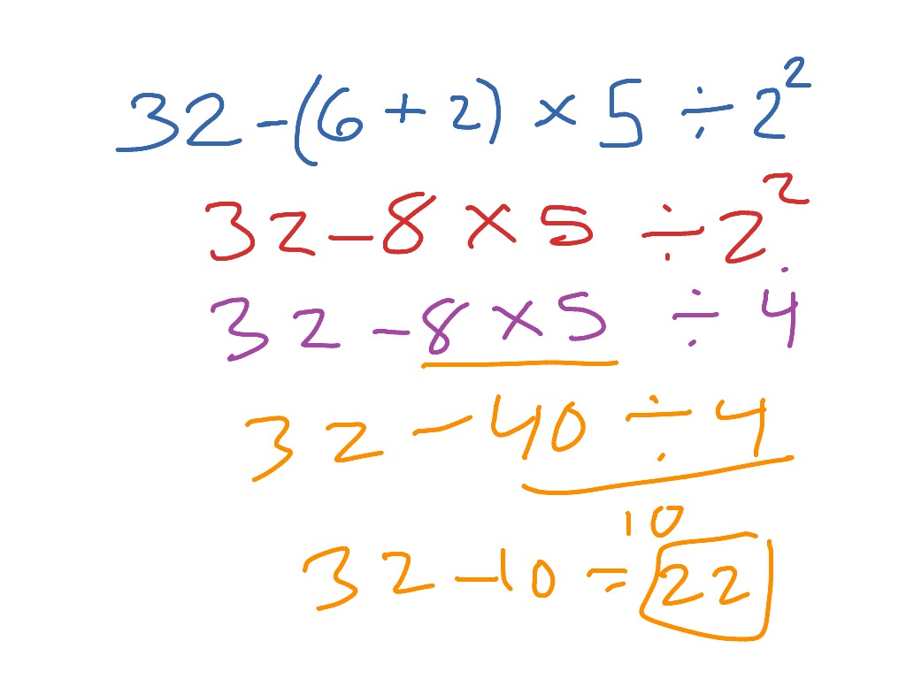 Pemdas | Math | ShowMe