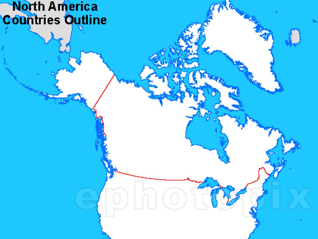 Северная америка работа с картой. Северная Америка. Северная Америка без стран. Северная Америка без границ. Карта Северной Америки без границ.