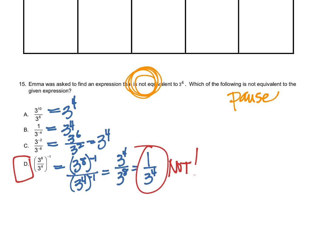 6.2 Division Properties of Exponents | Math | ShowMe