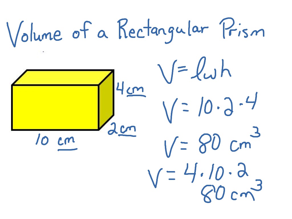 rectangular prism volume if you know base h h