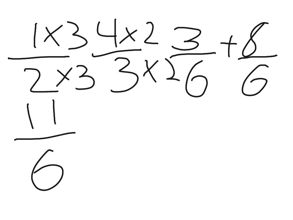 how-to-add-fractions-math-showme