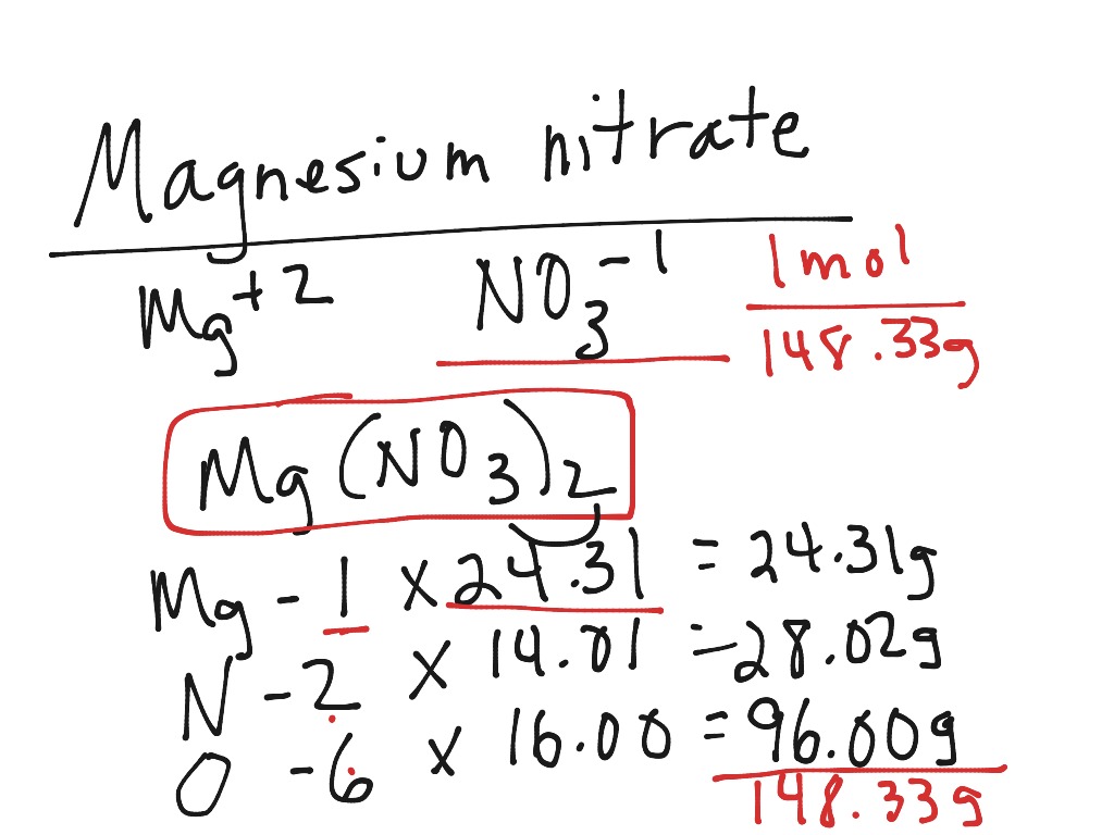 Molar Mass | Science, Chemistry | ShowMe