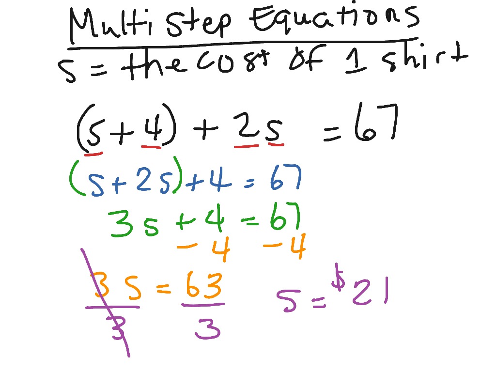 ShowMe - solving multi step equations Inside Writing Two Step Equations Worksheet