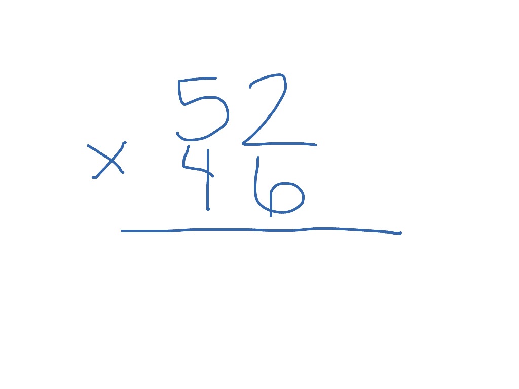 52x46 mentally | Math | ShowMe