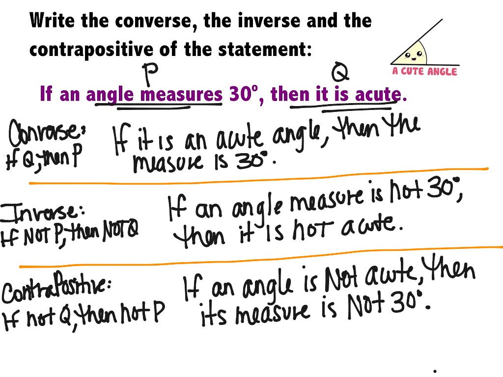 Conditional Statements Warm Up 4 Math Geometry Showme 