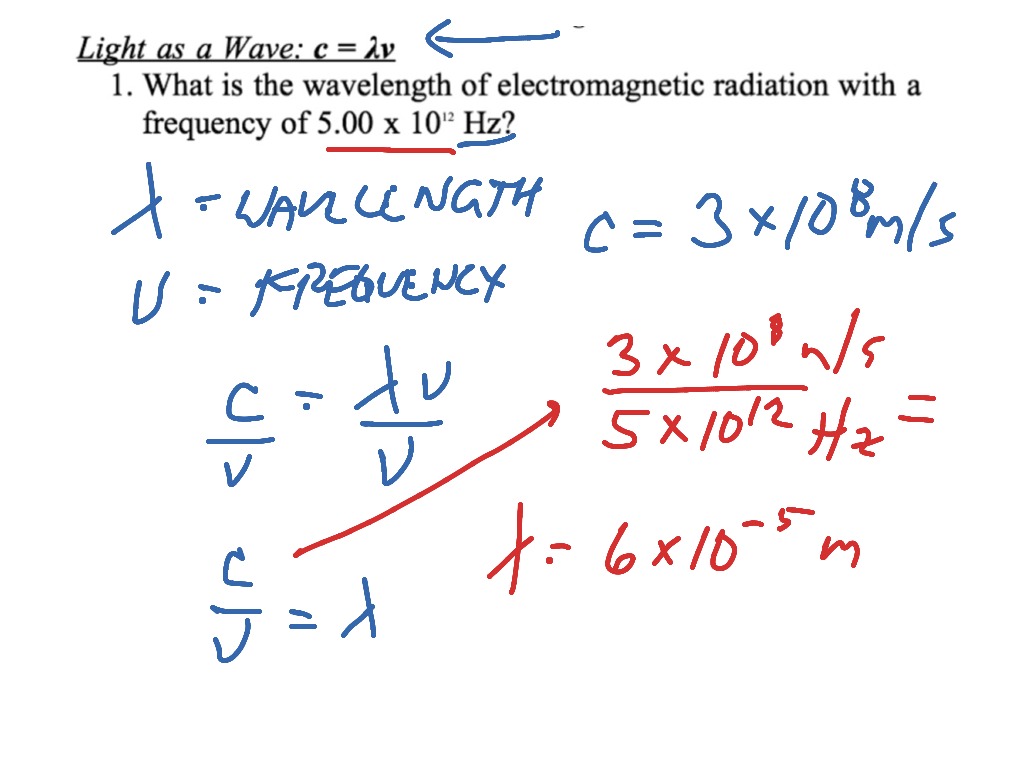 How To Find Frequency Chemistry