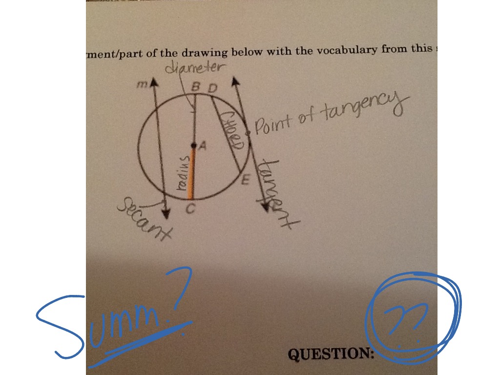 11 1 problem solving lines that intersect circles