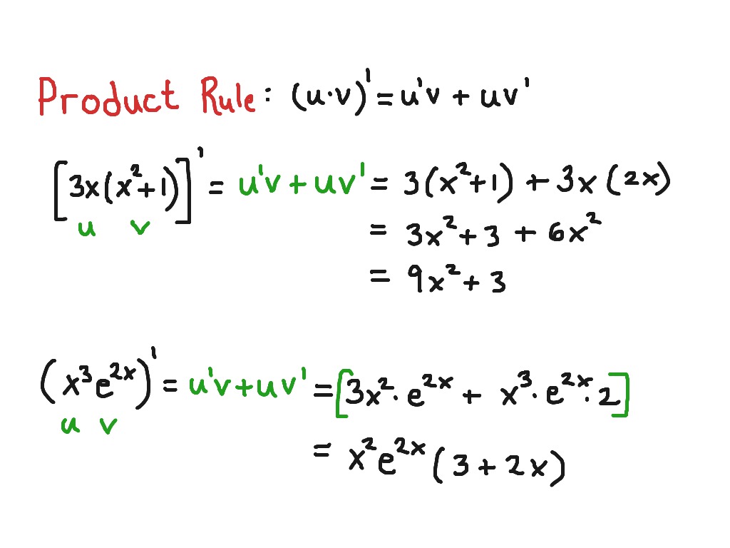 product rule calculus tufts
