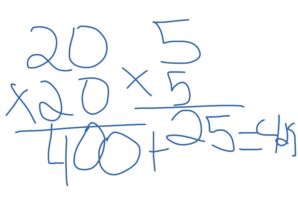 How to multiply 25x25 | Math | ShowMe