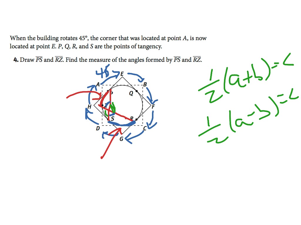 Unit 4 question 4 | Math, geometry, Circles | ShowMe