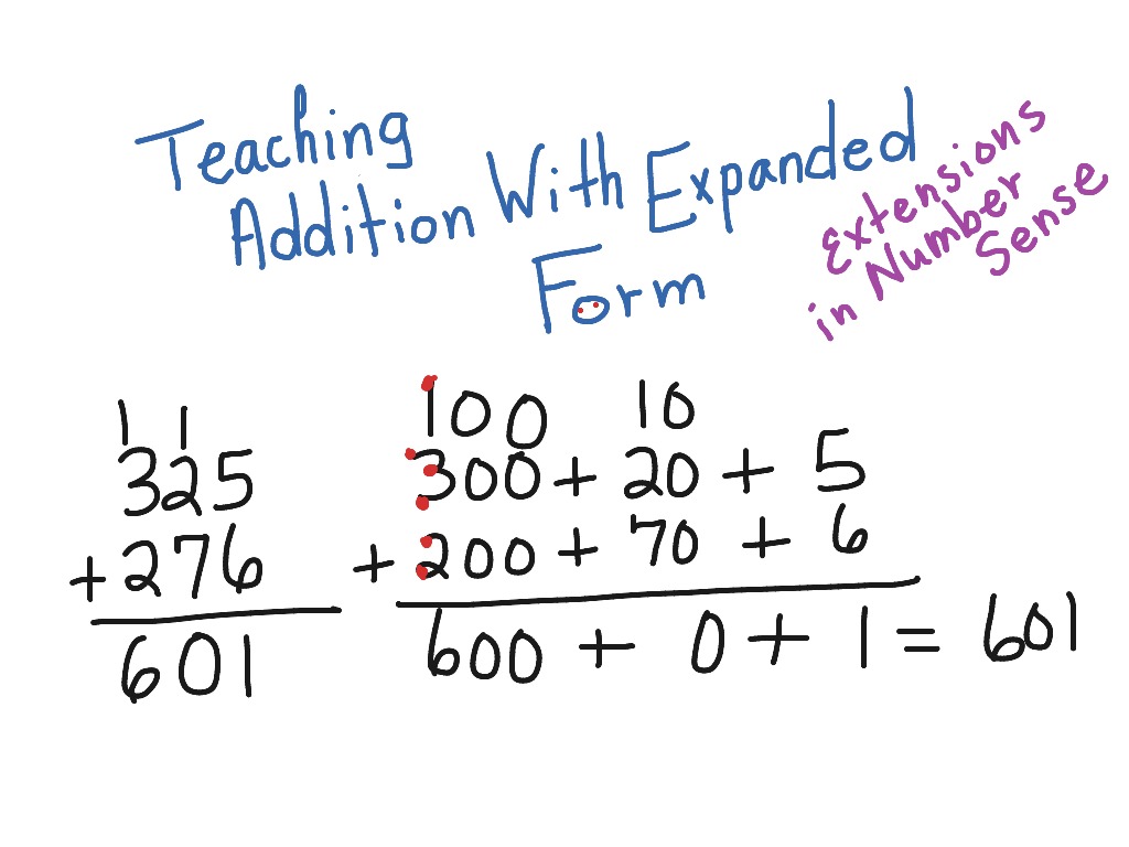 Teaching Addition With Expanded Form Math Addition 2nd Grade Math 3 Digit Addition 2 NBT 5