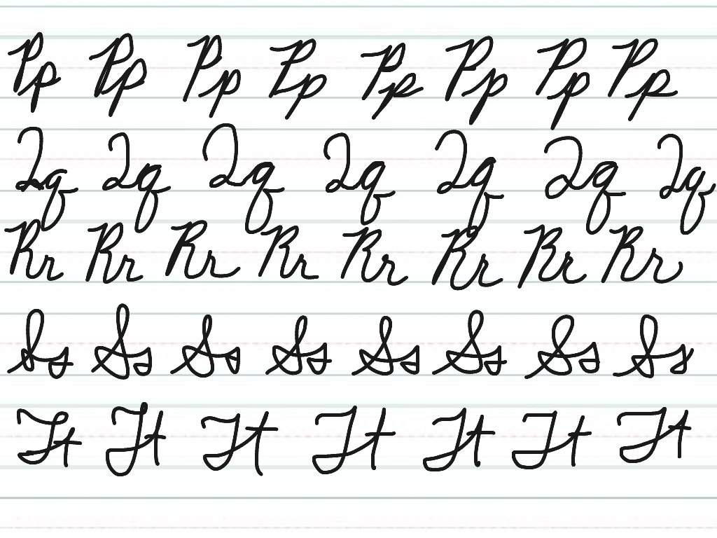 Capital S In Cursive - Letter