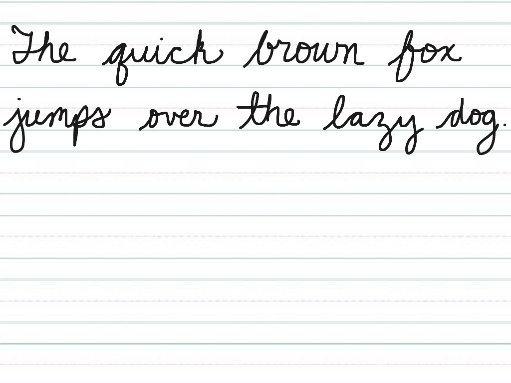 cursive writing for adults