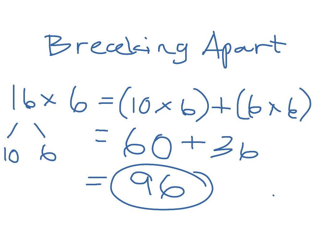 Breaking Apart | Math | ShowMe