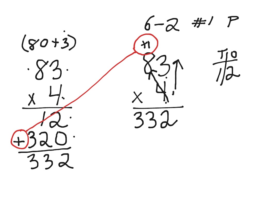 Expanded and Standard Algorithm | Math | ShowMe