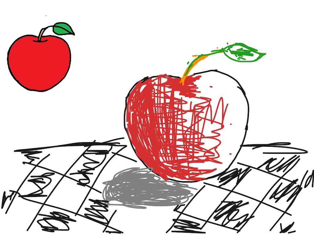 ShowMe - how to draw a apple