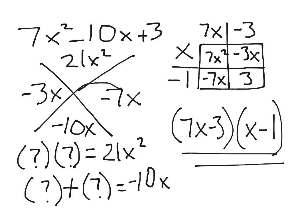 factoring-a-trinomial-into-two-binomials-math-algebra-factoring-showme