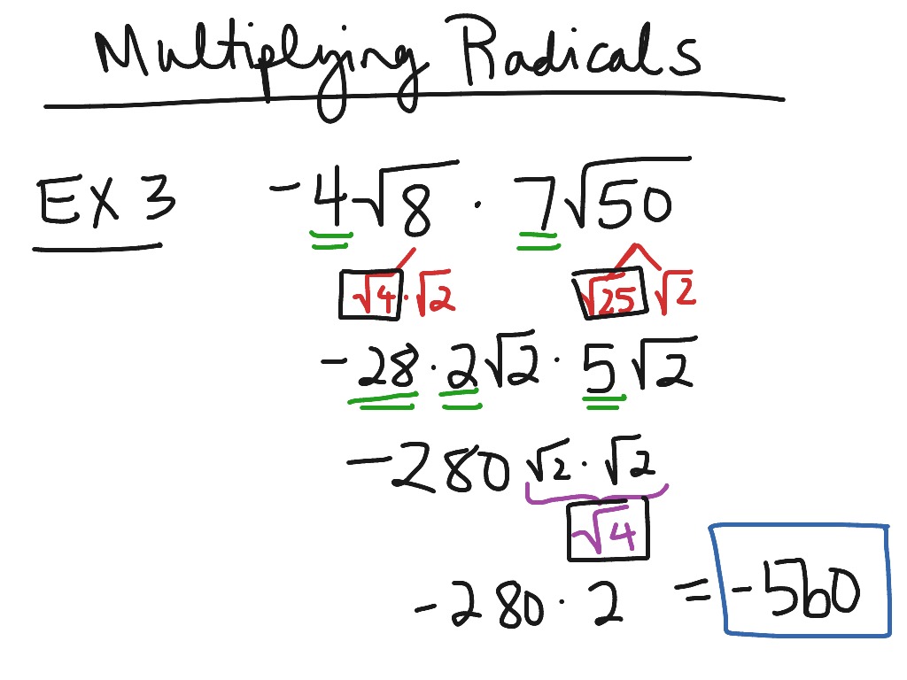 How To Multiply Two Radicals