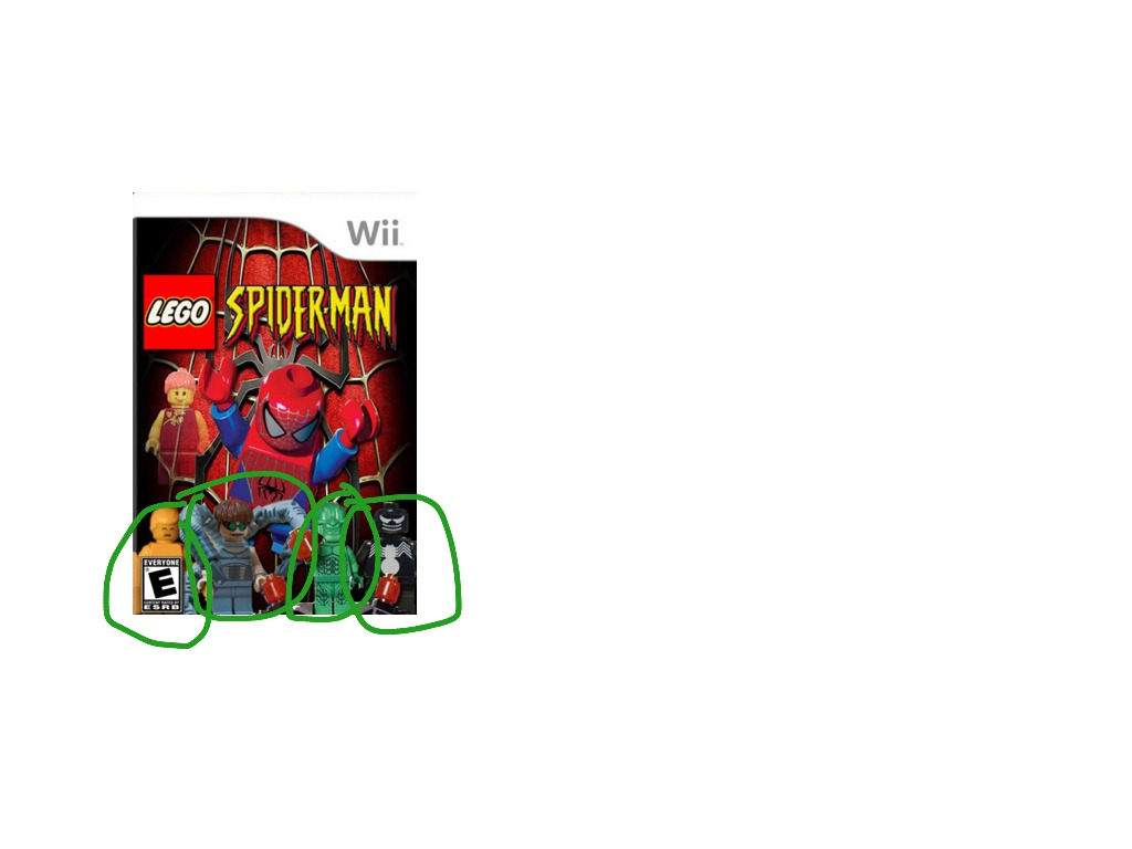 lego spiderman wii