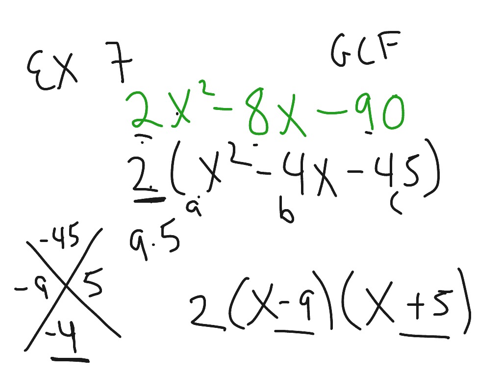 Factoring #1 | Math, Algebra, Quadratic Equations, Factoring ...