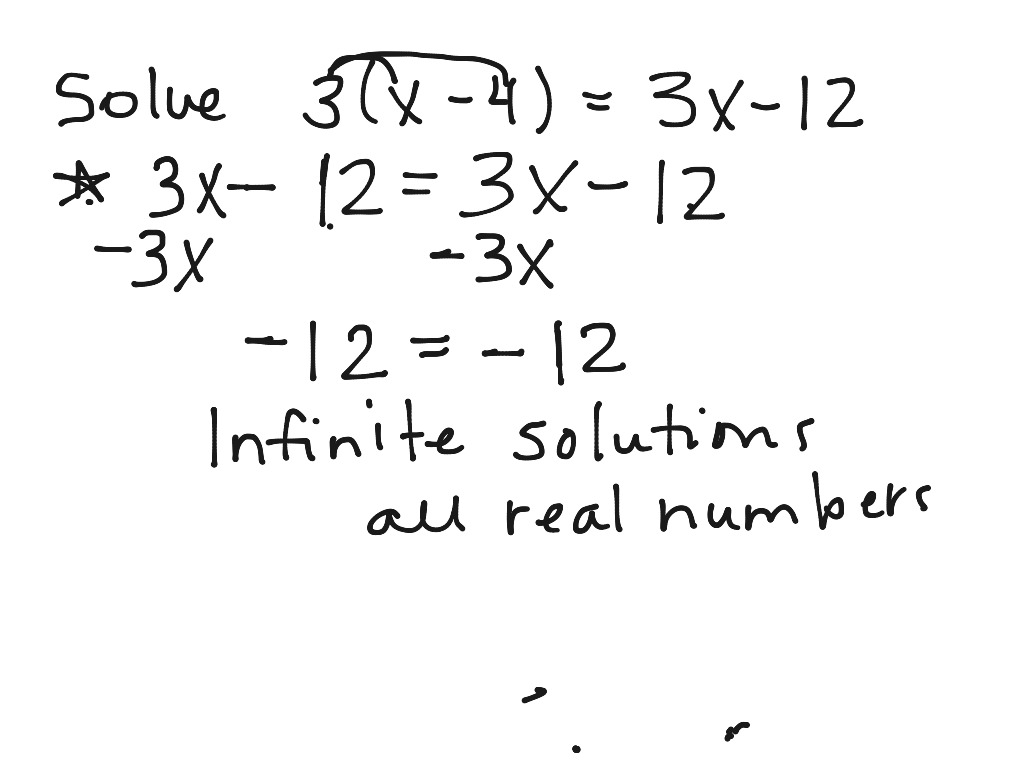 Multistep equations 4 | Math, Algebra, solving-equations | ShowMe