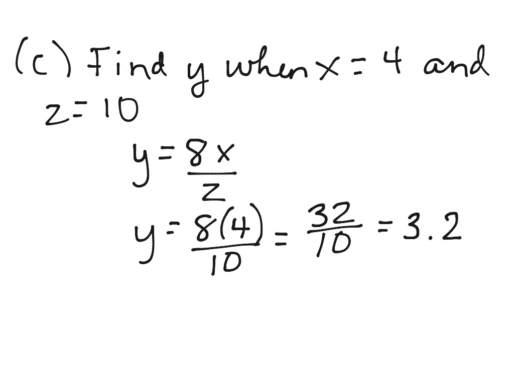 problem solving using combined variation