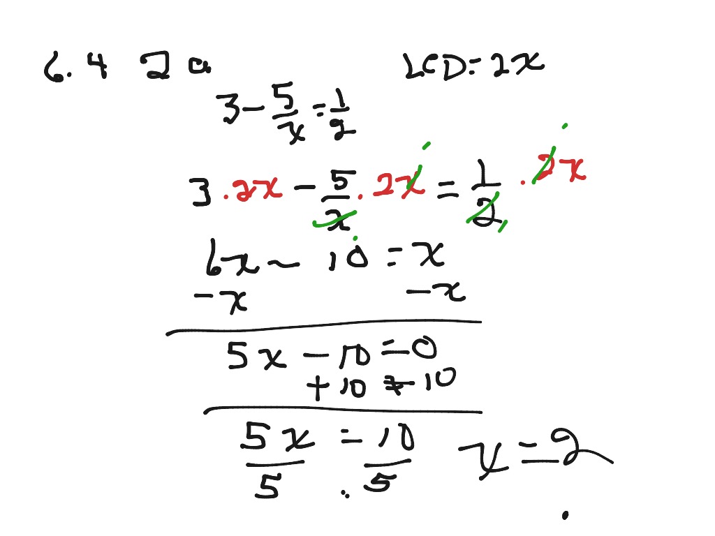 6.4 rational equation 2a class worksheets | Math, Algebra, Simplifying ...