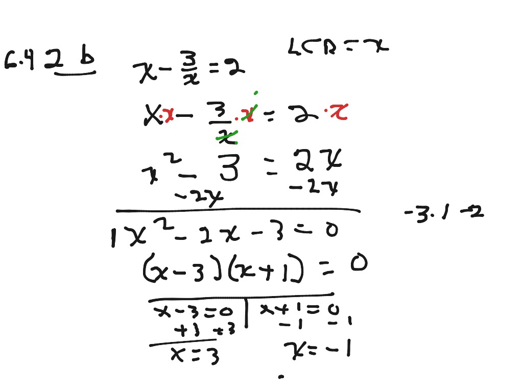 6.4 rational equation 2b class work sheets | Math, Algebra, Simplifying ...