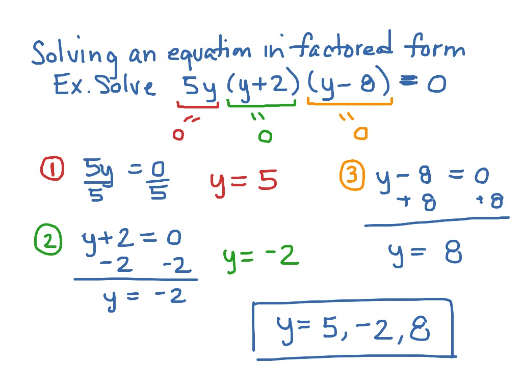 MAT 0028 ALEKS Module 6: Solving equation in factored form | ShowMe