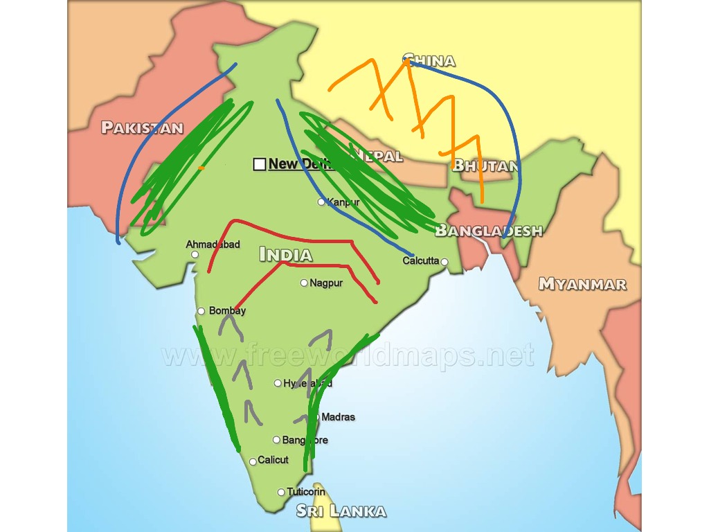 Geography of Ancient India | History, Social Studies, Geography | ShowMe