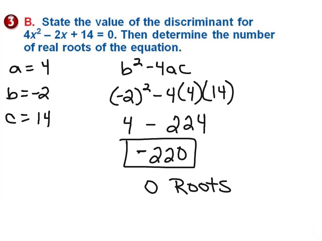 9 4 Quadratic Formula Math Algebra Quadratic Equations Quadratic Formula Showme